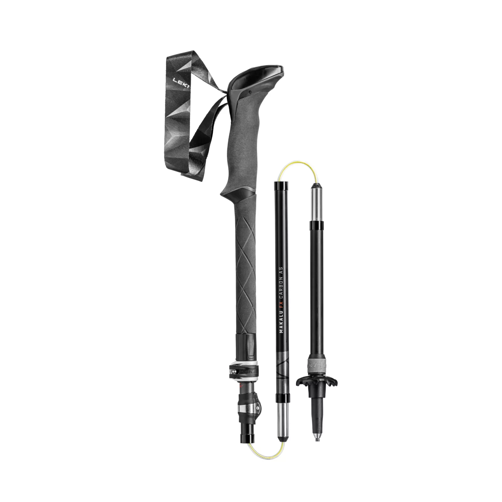 Bâton de trekking en carbone pliable