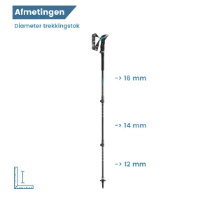 bâtons de trekking Makalu antishock légers