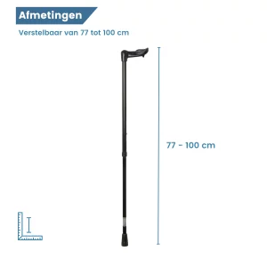 Longueur de la canne de marche ergonomique