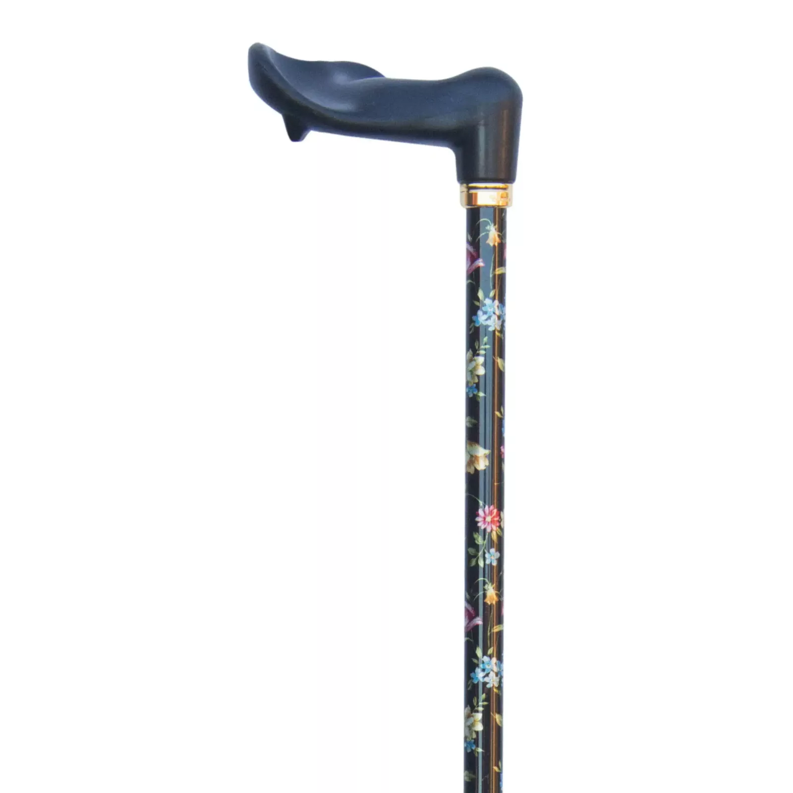 canne de marche ergonomique avec poignée pour gaucher