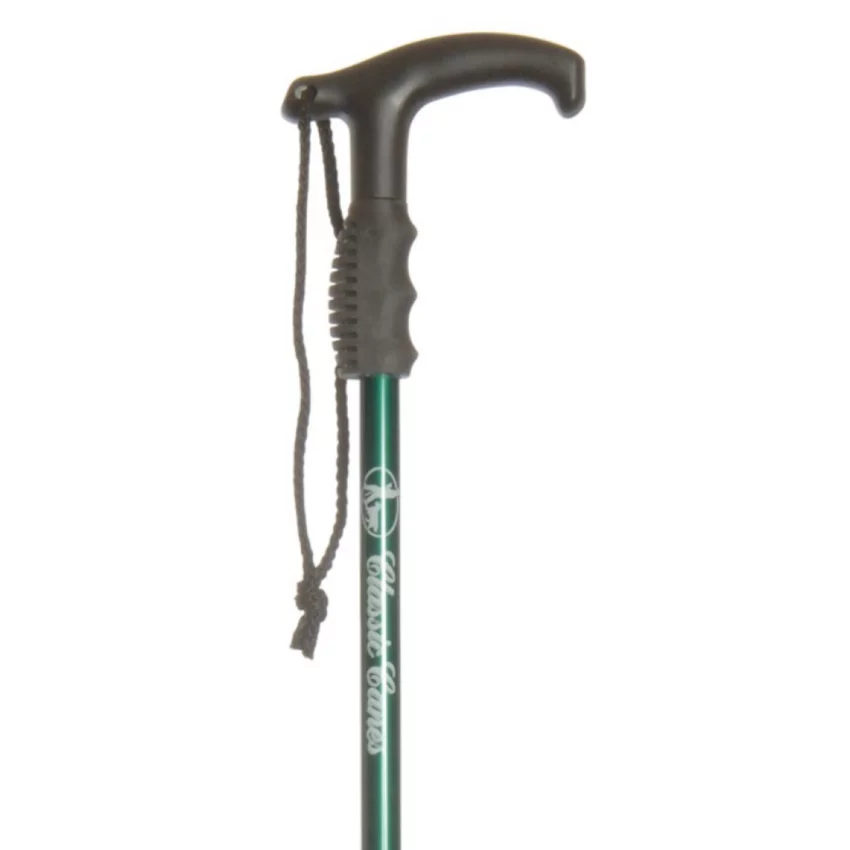 bâton de randonnée réglable vert