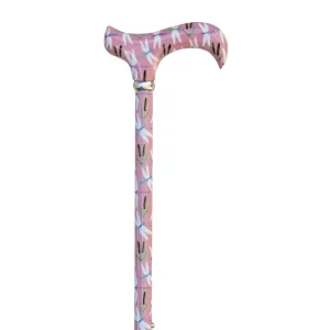bâton de marche rose