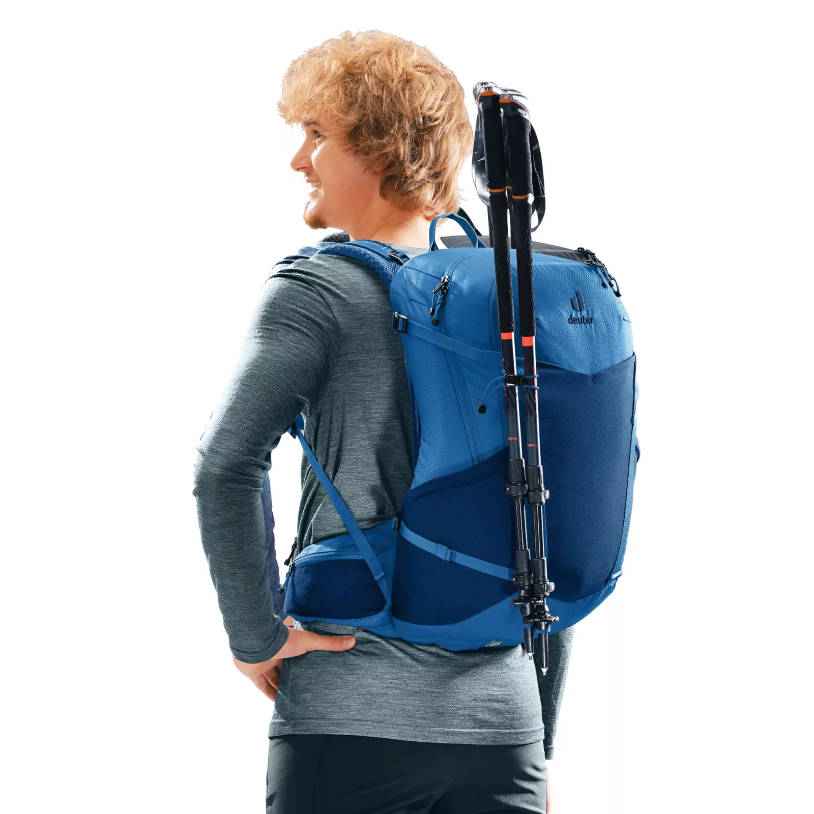 deuter Sac de randonnée Futura 27 – Homme – Bleu