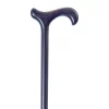 Classic Canes Canne de marche en hêtre - Bleu marine
