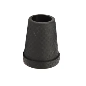 embouts pour cannes 18 mm noirs
