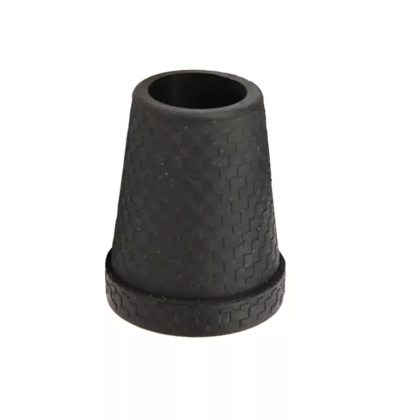 embouts pour cannes avec insert en acier noir 16 mm
