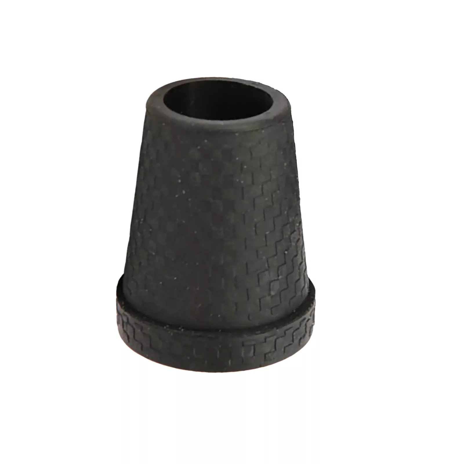 embouts pour cannes avec insert en acier noir 16 mm