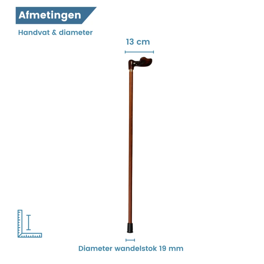 diamètre de la canne de marche ergonomique