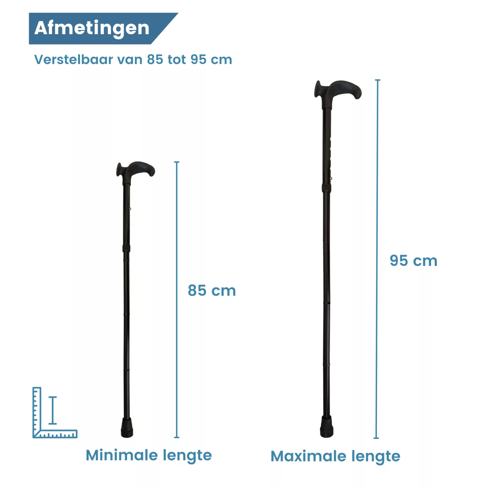 Dimensions des bâtons de marche