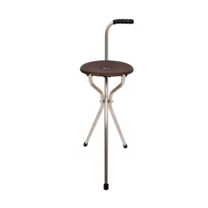 canne-siège tripode trio maxi marron