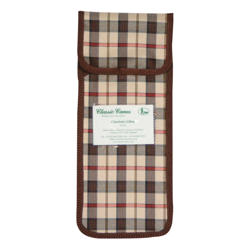 sac de rangement pour canne de randonnée, motif losange