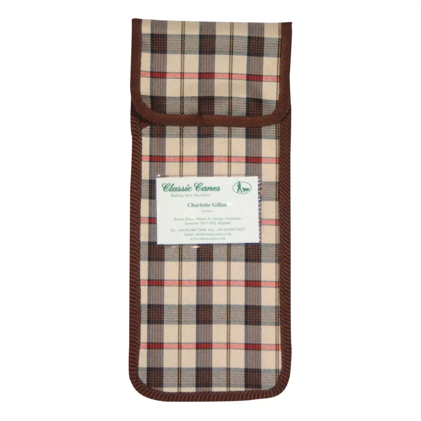 sac de rangement pour canne de randonnée, motif losange