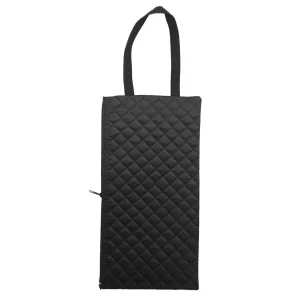 Sac de rangement pour canne de marche noir matelassé