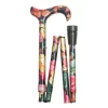 Classic Canes Canne de marche pliable - Fleurs