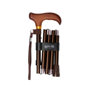 canne de marche pliable bronze sac de rangement dragonnes pour canne