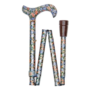 canne pliable, couleur or d'automne
