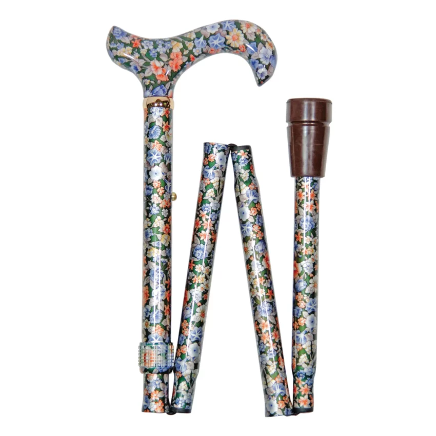 canne pliable, couleur or d'automne