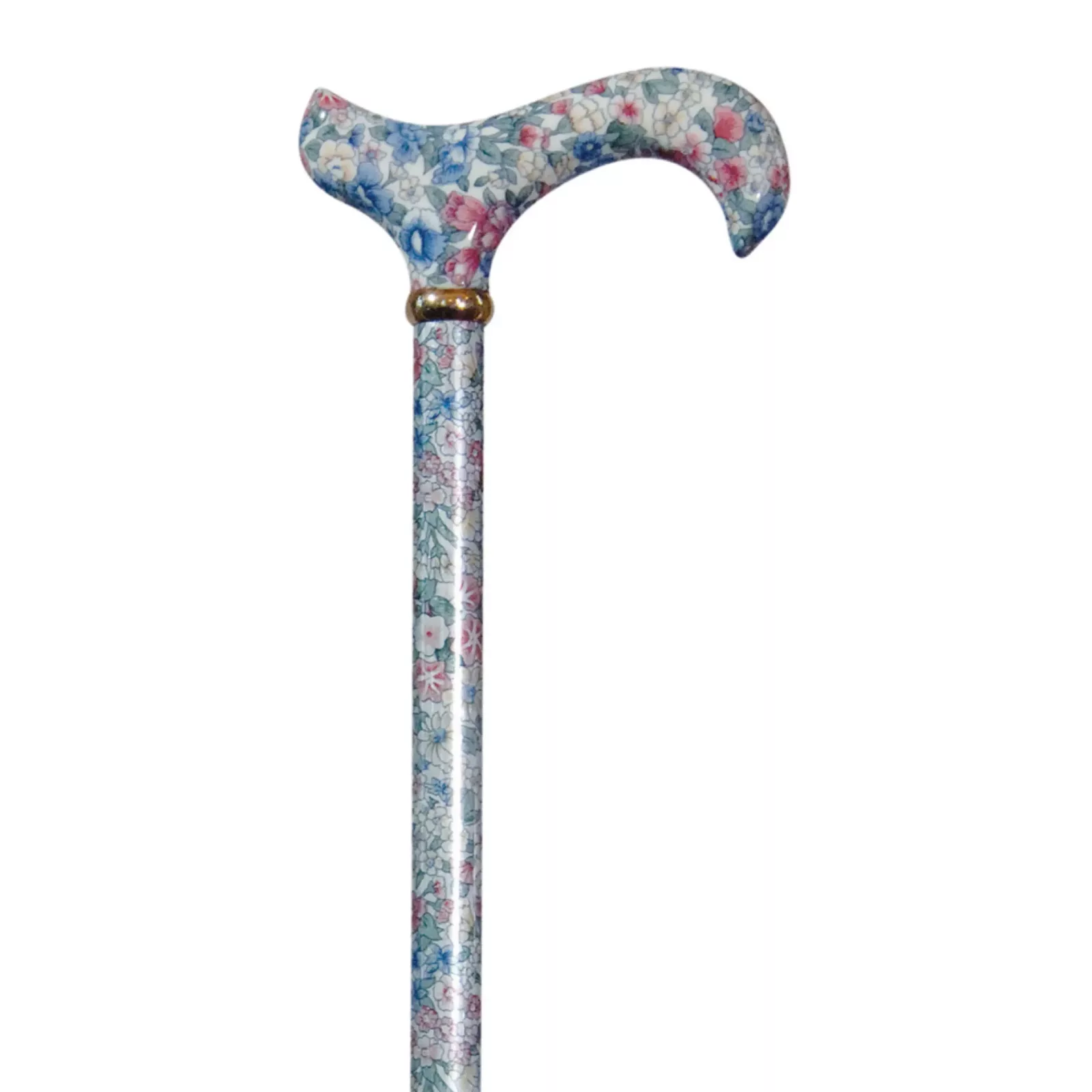 Canne de marche réglable à motif floral
