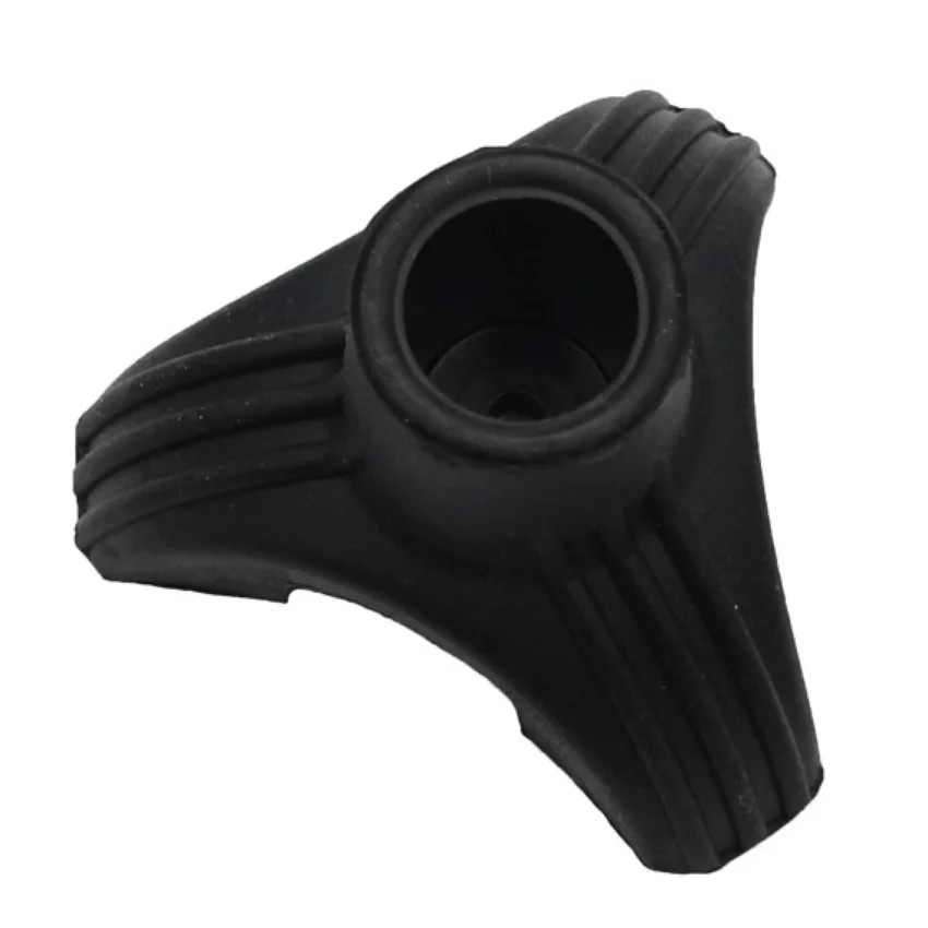 embouts pour canne pour bâton de marche noir 19 mm, vue de dessus