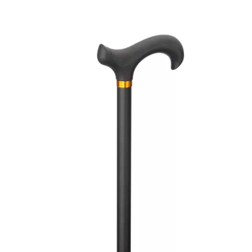 Canne de marche XL réglable en aluminium noir