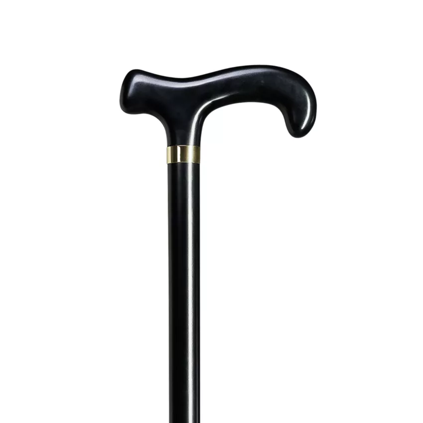 Canne de marche XXL en hêtre noir Goliath